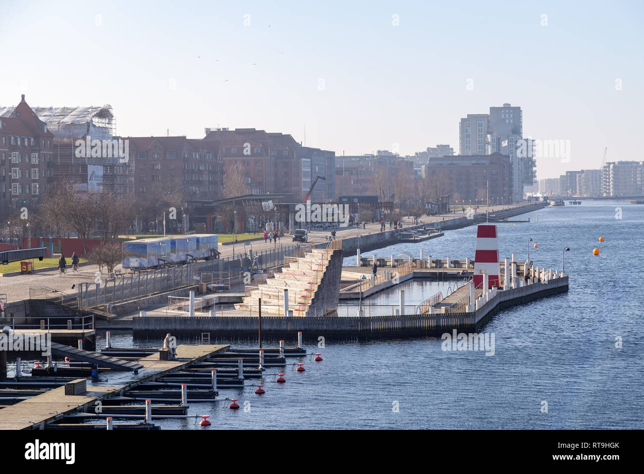 Picture of Islands Brygge Harbour Bath in Copenhagen Stock Photo - Alamy