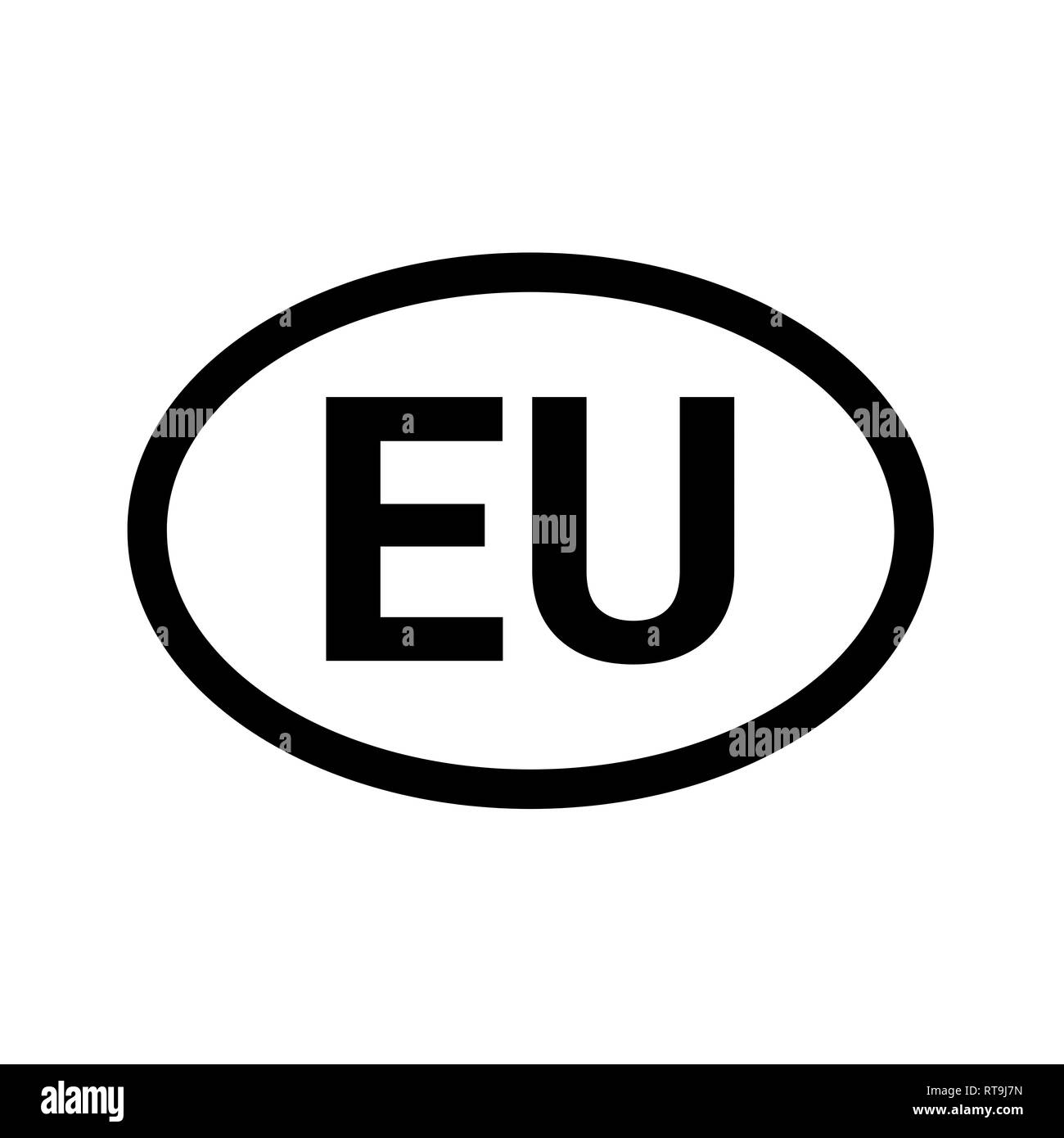 Country code Europe illustration Stock Photo - Alamy