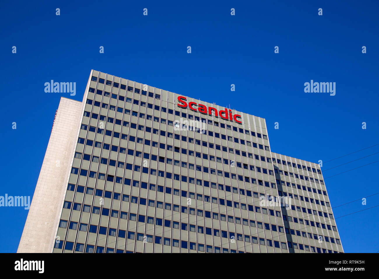 Scandic Hotel in Copenhagen, Denmark Stock Photo