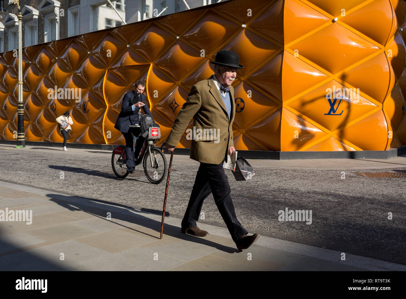 Gentleman walking stick london england hires stock photography and