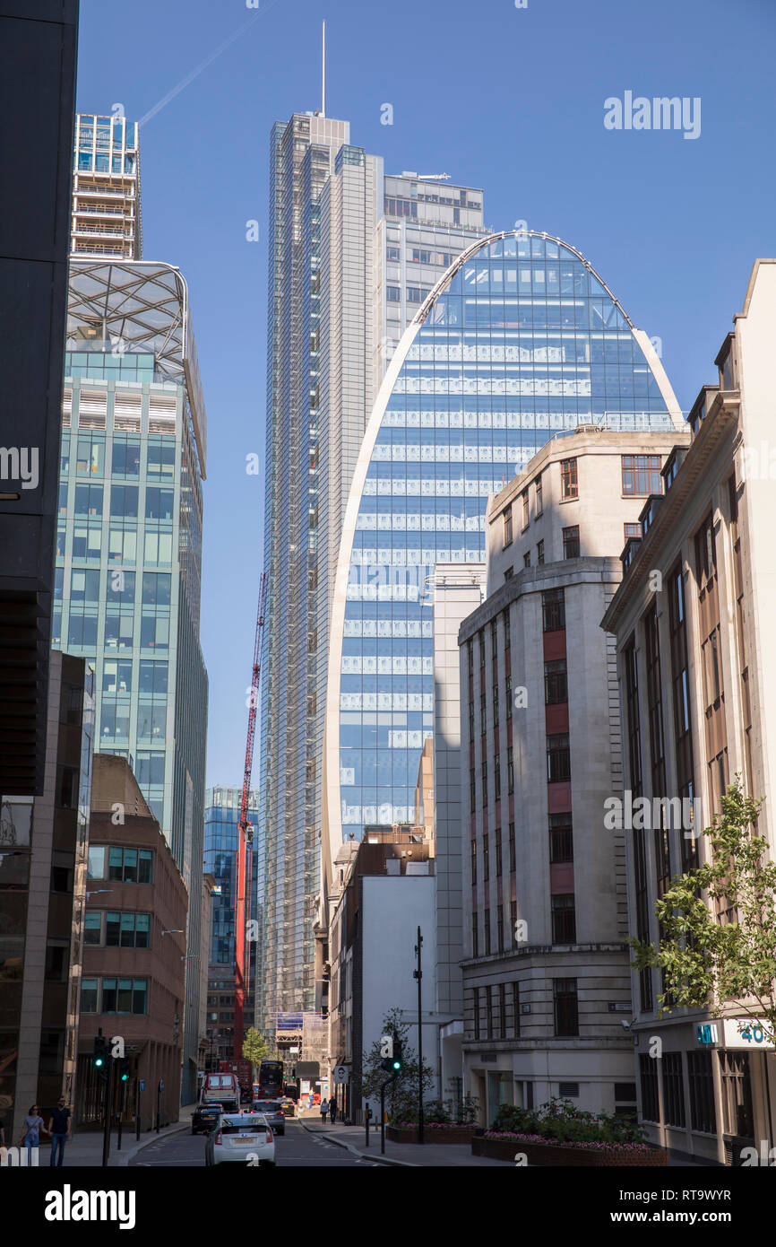 70 St Mary Axe (a.k.a The Can of Ham) in London, England Stock Photo