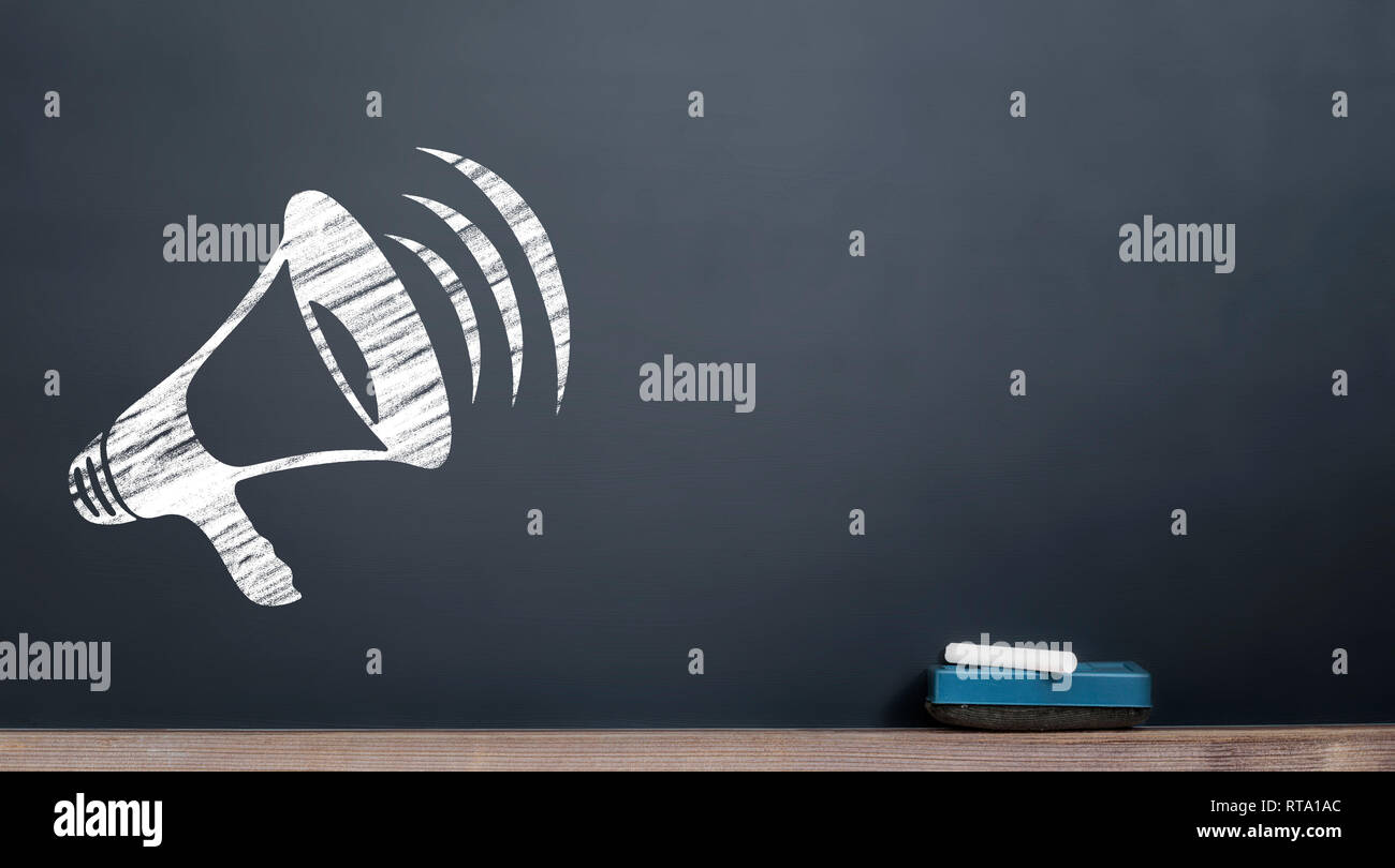 Megaphone icon communication design hi-res stock photography and images ...