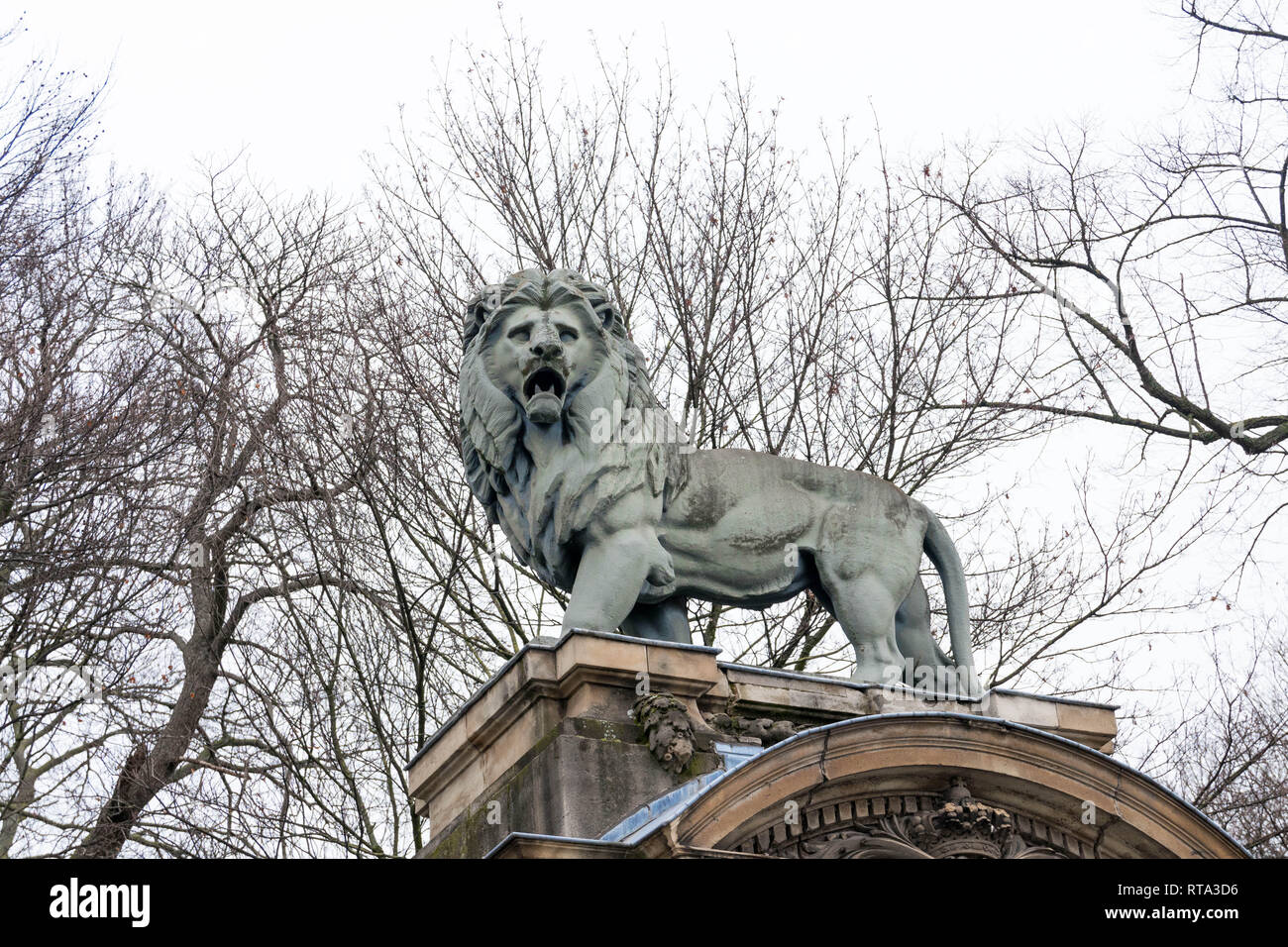 Lion Statue Belgium High Resolution Stock Photography and Images Alamy