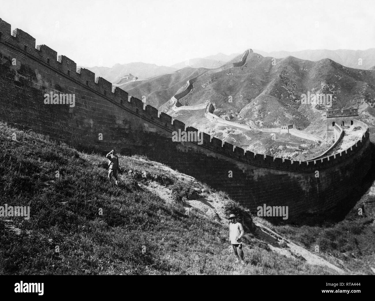 The great wall Black and White Stock Photos & Images - Alamy