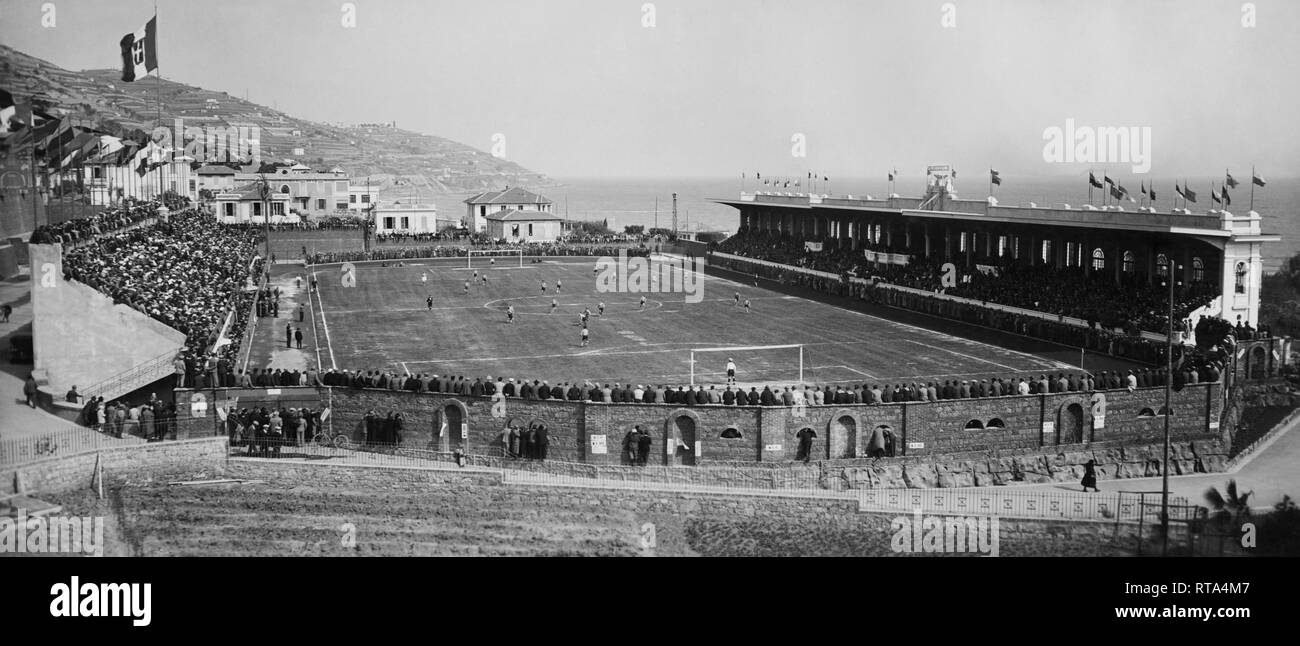 stadium, sanremo, liguria, italy, 1932 Stock Photo