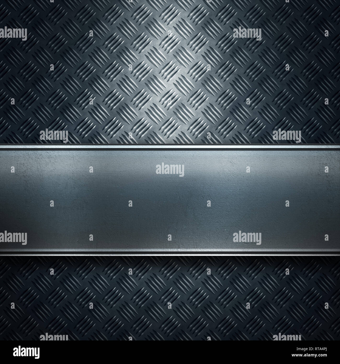 Abstract modern grey diamond metal texture, sheet with directional light. Construction background. Material design for background, wallpaper, graphic  Stock Photo