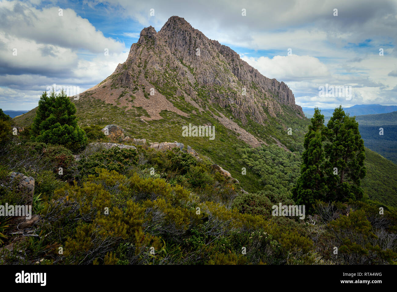 Mount Gould in Cradle MountainLake St Clair National Park, Tasmania