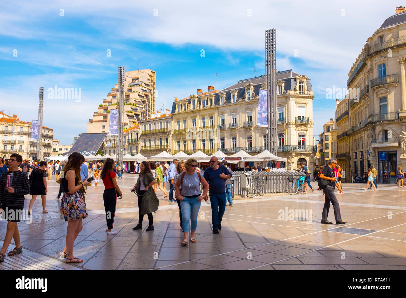 Place de la Comedie, the main square Montpellier, France Stock Photo Alamy Place de la Comedie, the main square Montpellier, France Stock Photo Alamy