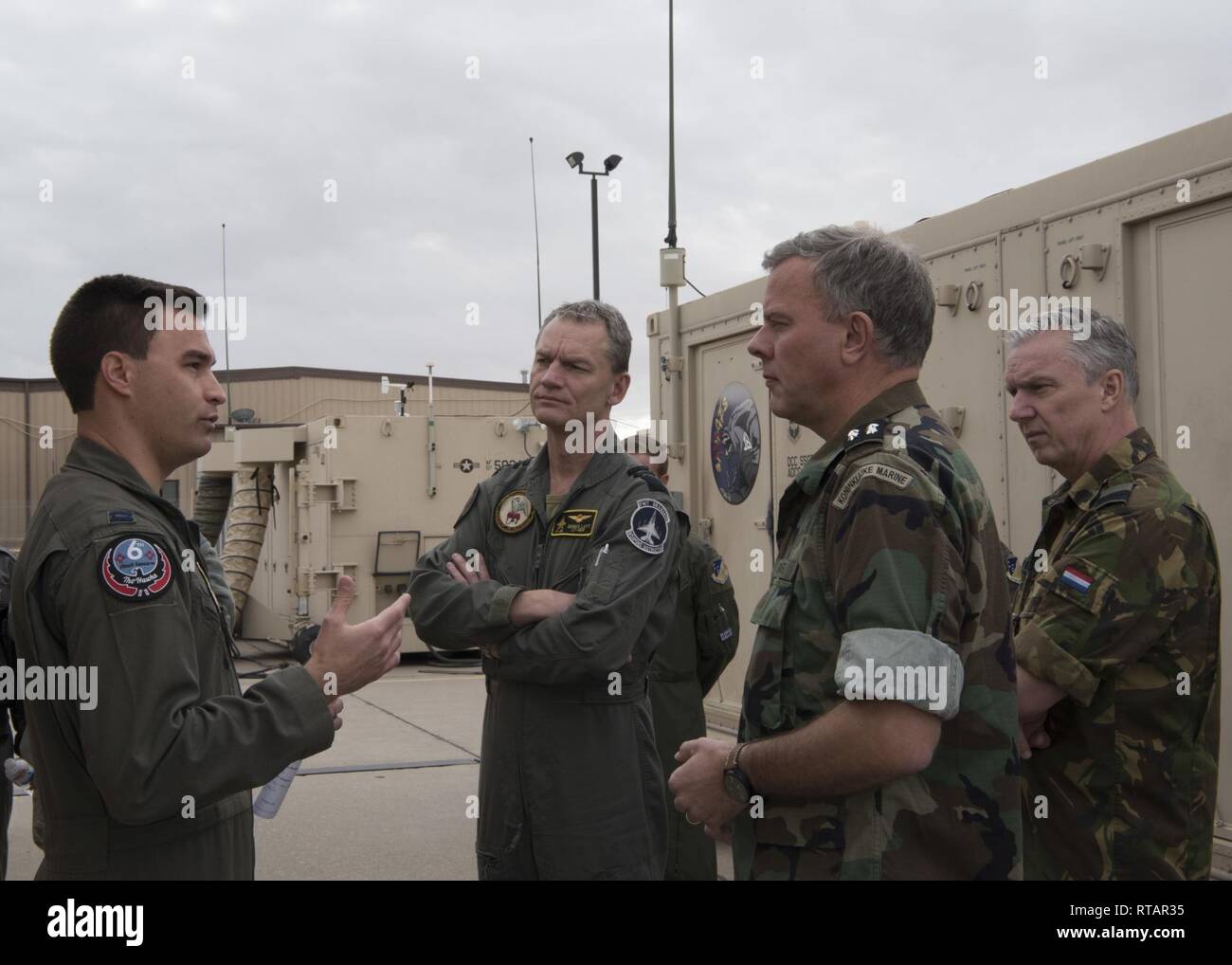 Capt. Trevor Miller, 6th Attack Squadron flight commander, describes a