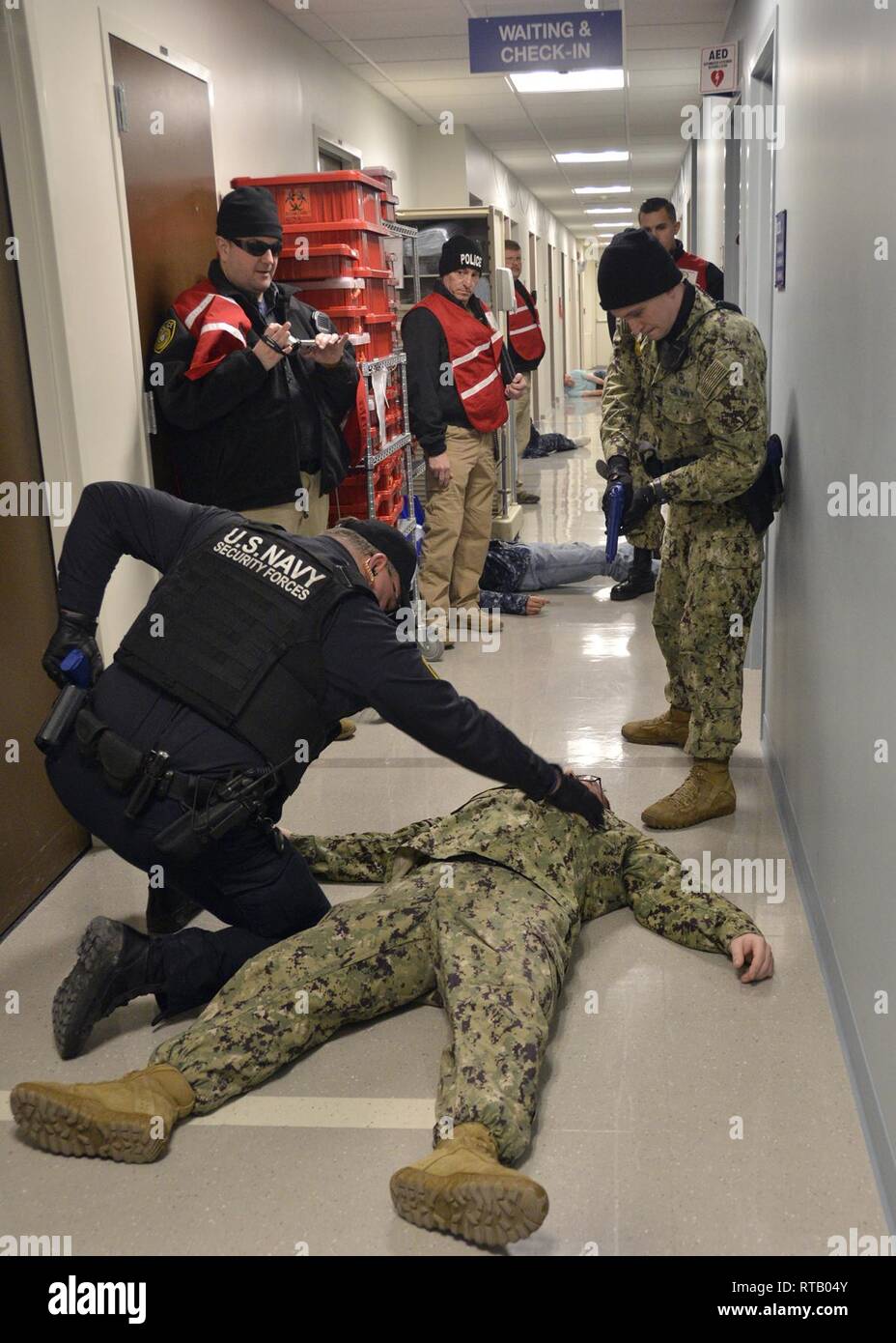 GREAT LAKES, Ill. (Feb. 05, 2019) Naval Station Great Lake Security