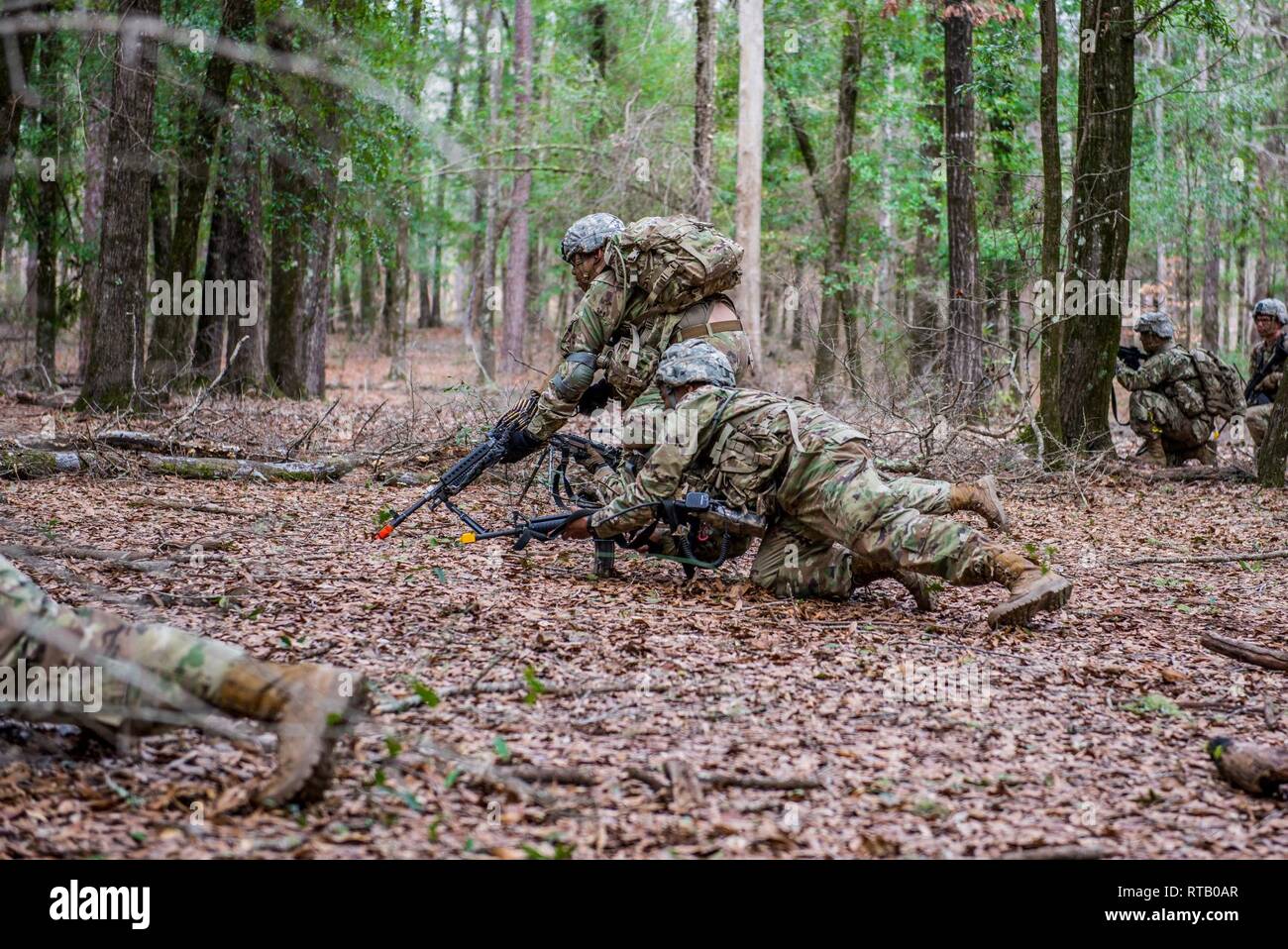 (FORT BENNING, Ga.) Officer Candidate School students at Fort Benning