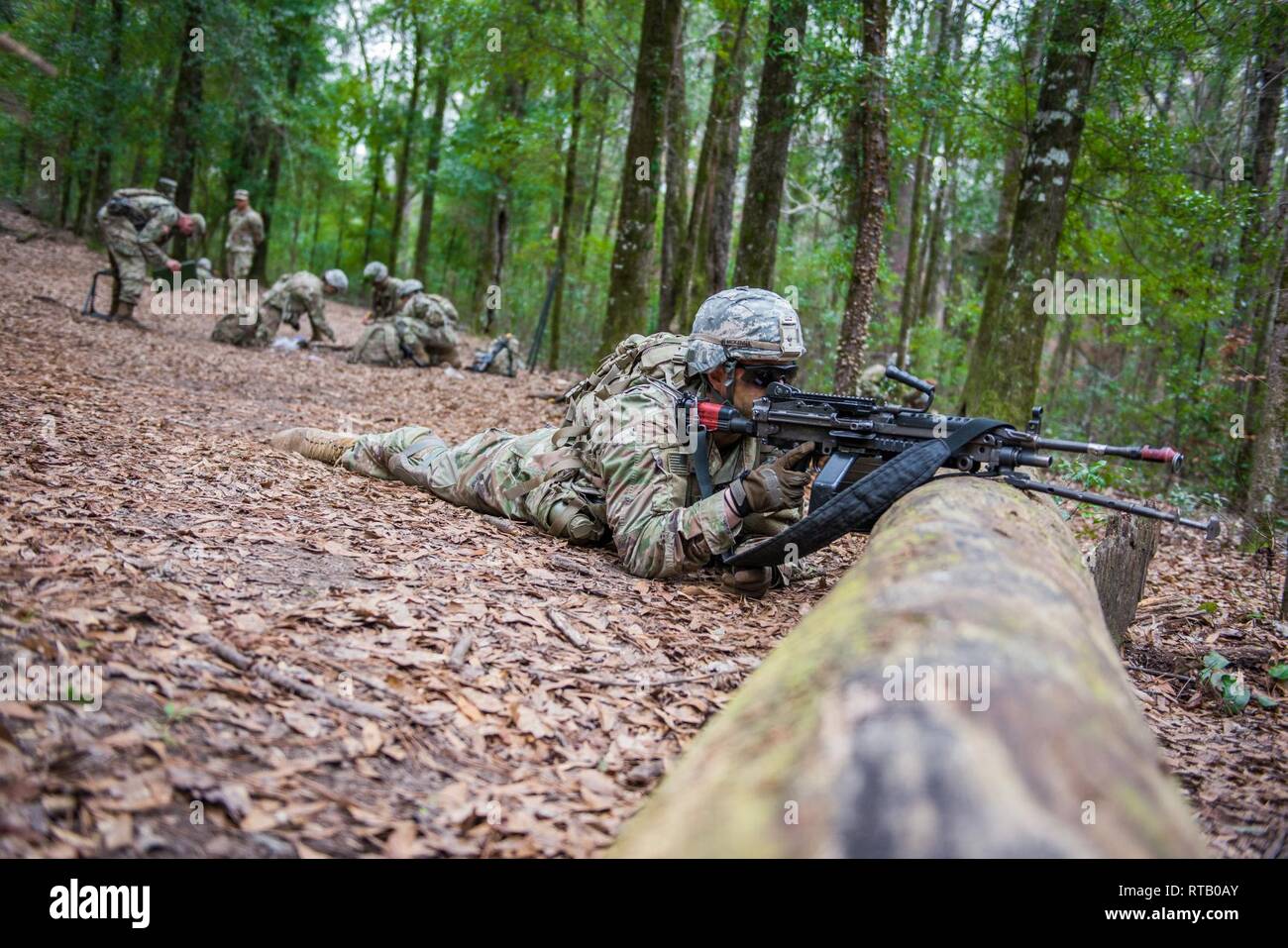 (FORT BENNING, Ga.) Officer Candidate School students at Fort Benning