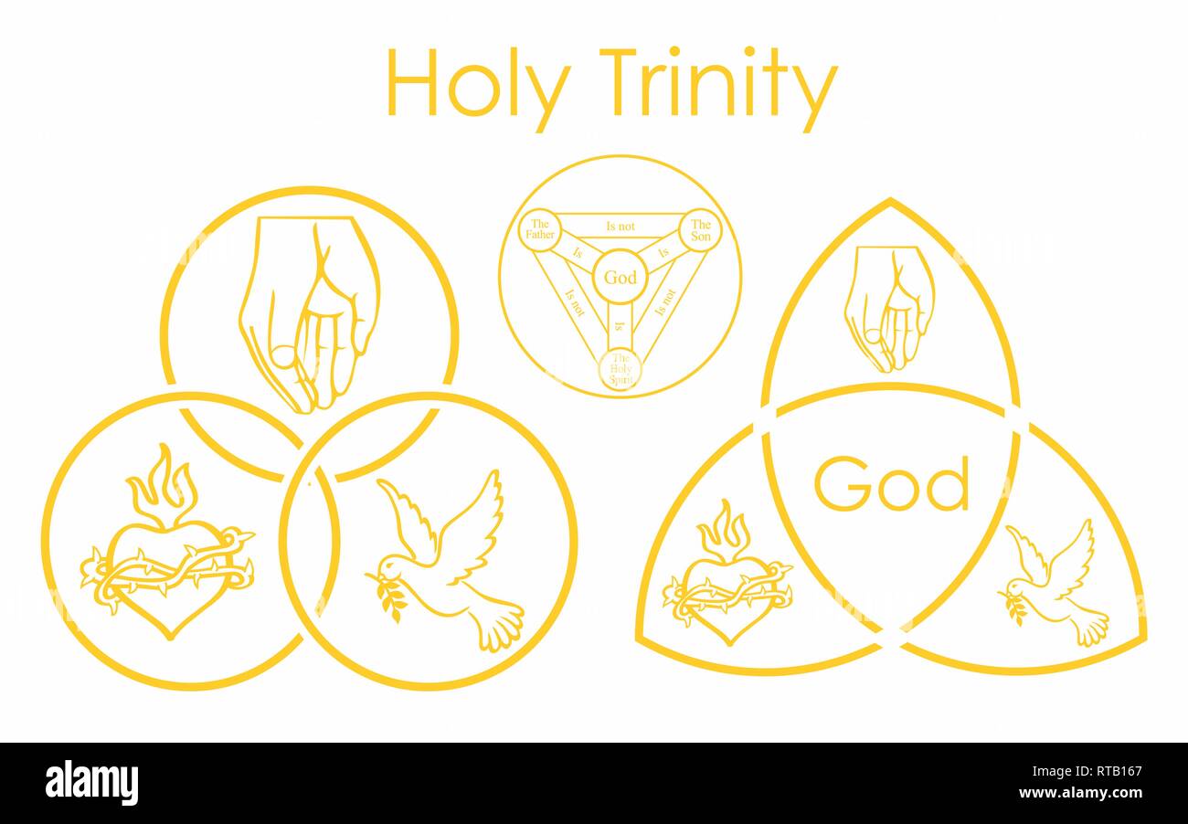 Holy Trinity symbol Stock Vector
