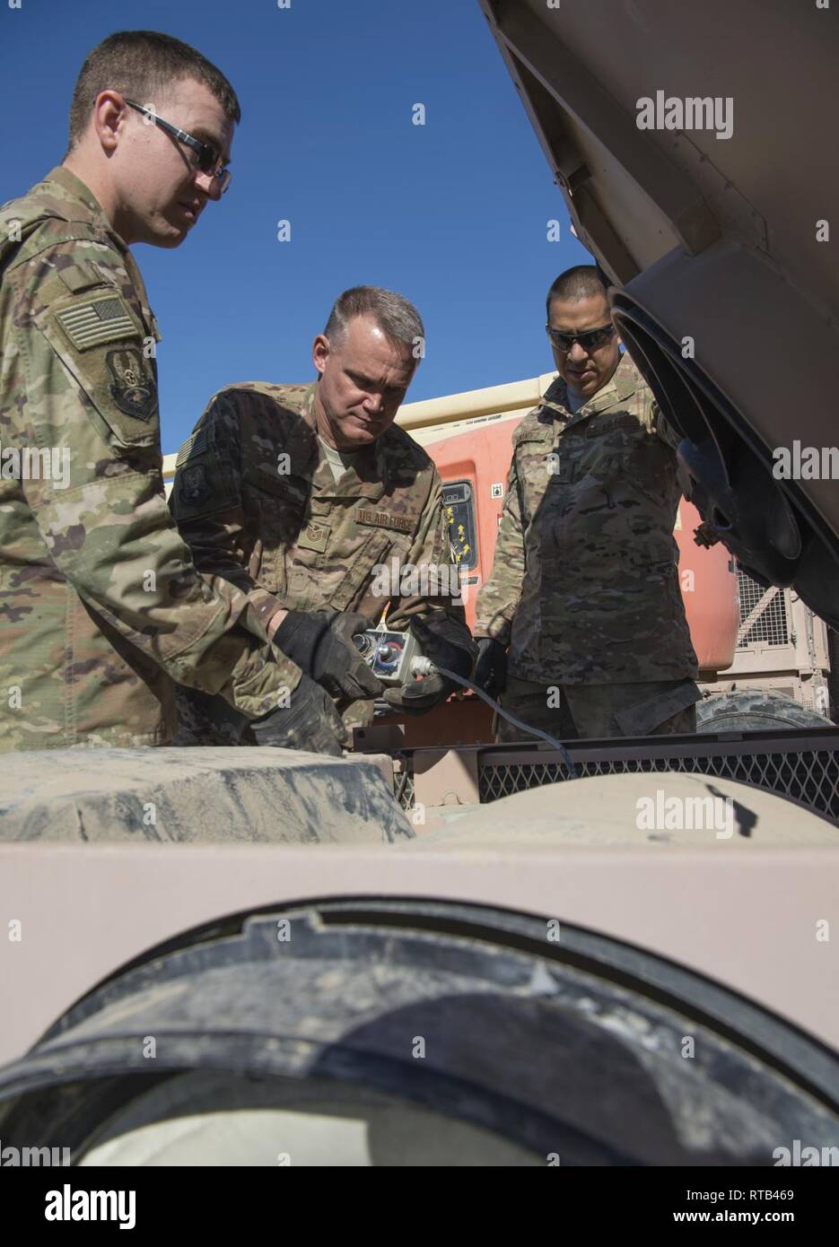 Field deployable environmental control unit hires stock photography