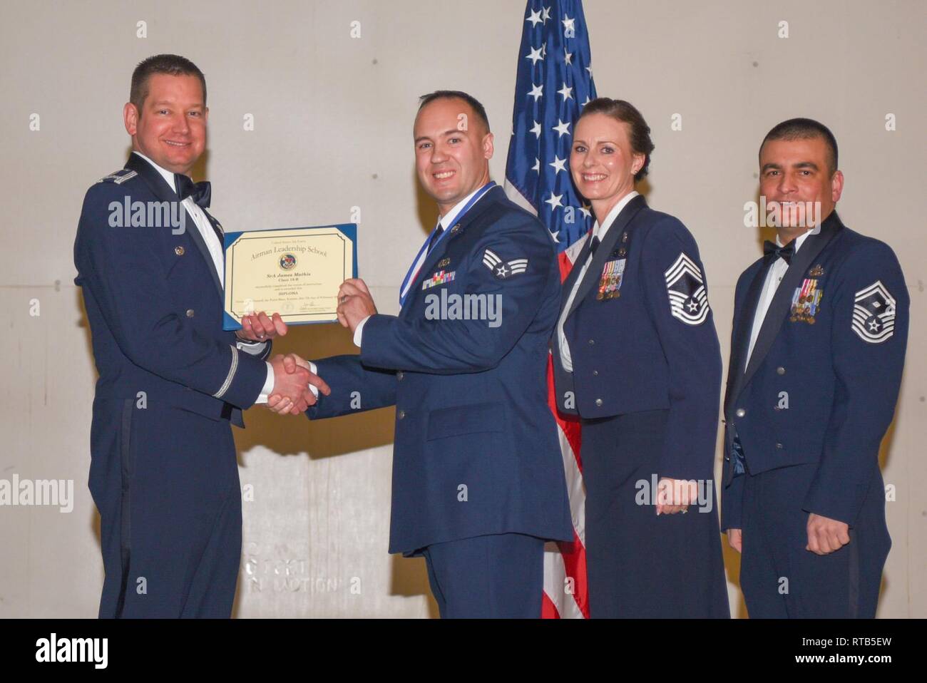 Class 19-B Graduates From Airman Leadership School Feb.7, 2019, At ...