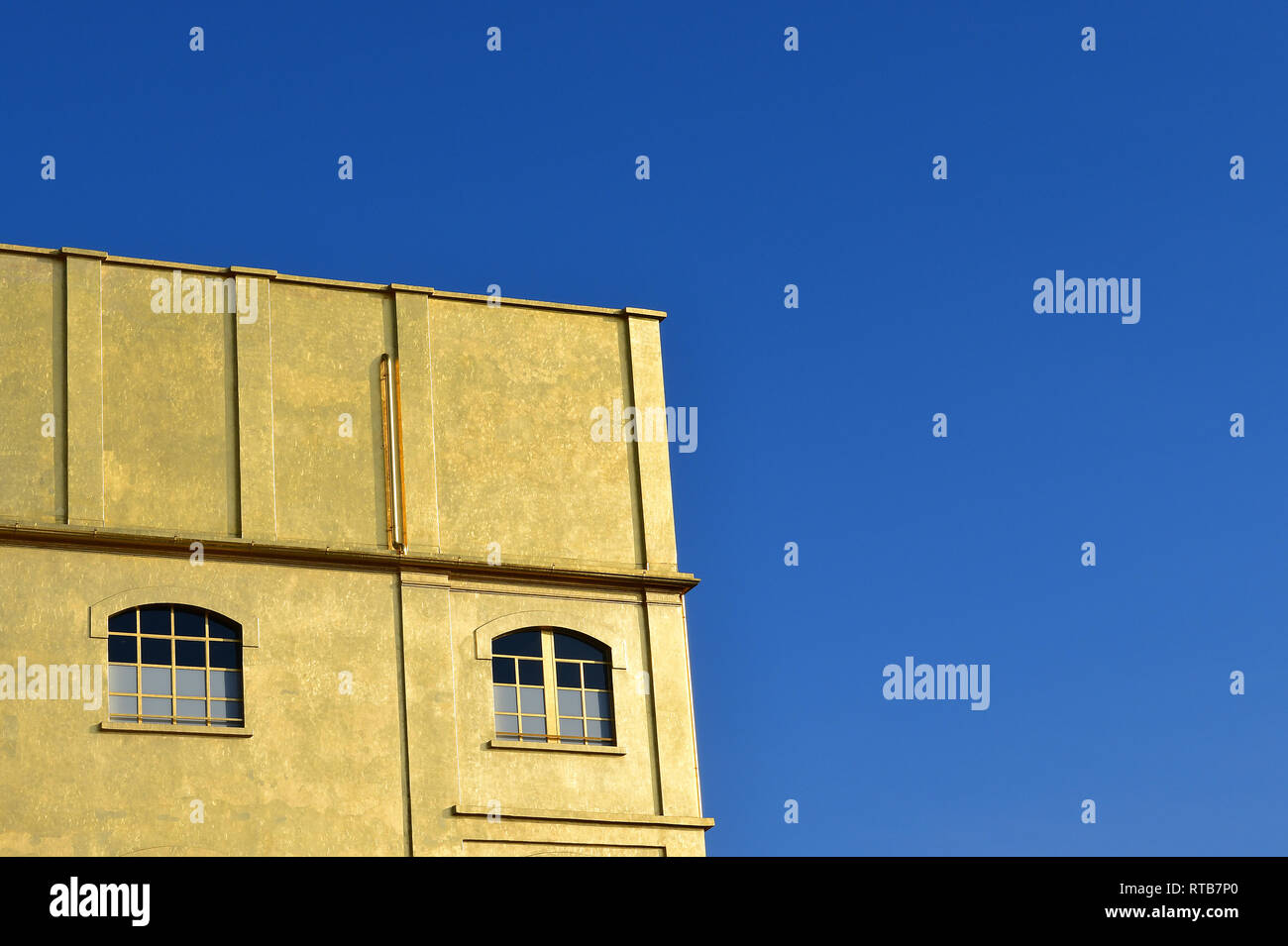 A detail of the so-called Haunted House in the Fondazione Prada cultural  complex, Milan, Italy Stock Photo - Alamy