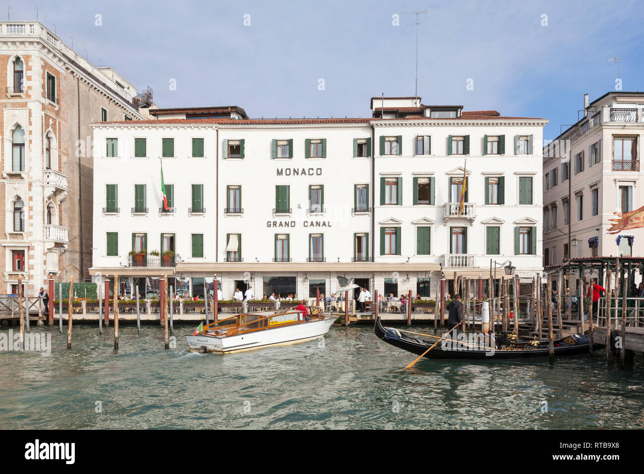 Grand canal hotel monaco venice hi-res stock photography and images - Alamy