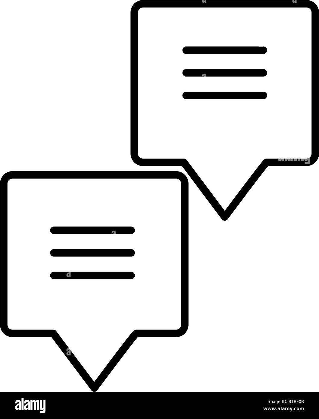 speech bubble message icon vector illustration design Stock Vector ...