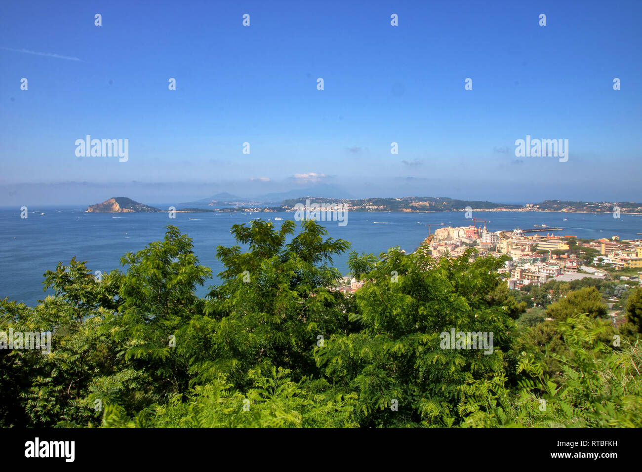 Landscape of Pozzuoli and its gulf Stock Photo Alamy