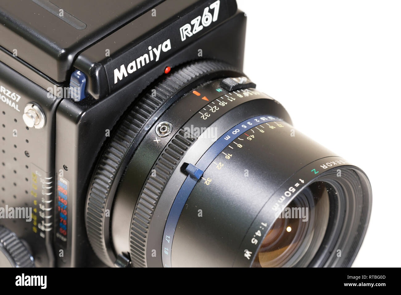 Mamiya RZ67, medium format film camera Stock Photo