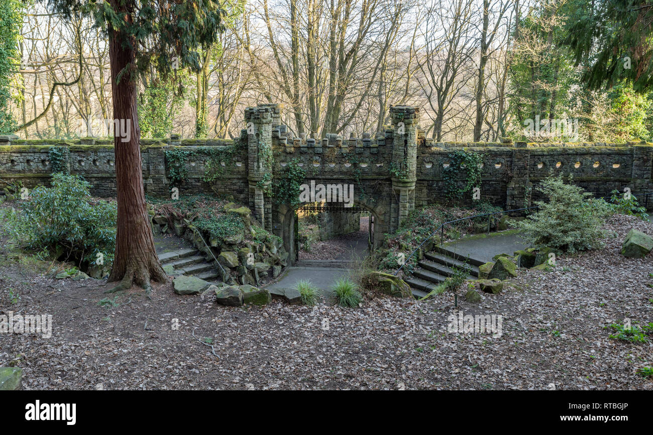 Lower Castle Gate in Beaumont Park, Huddersfield Stock Photo Alamy