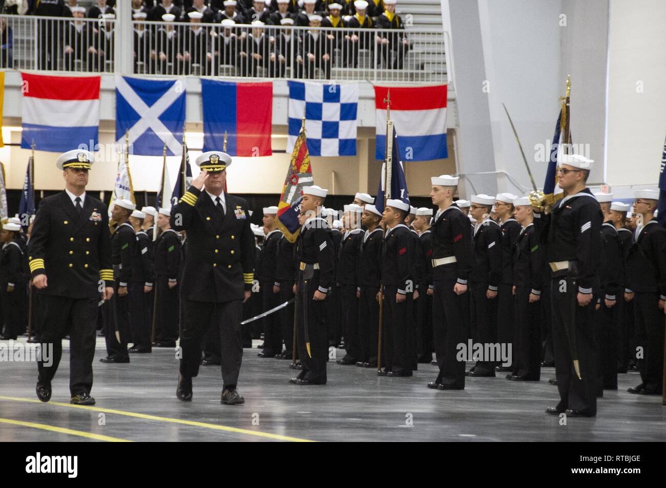 GREAT LAKES, Ill. (Feb. 8, 2019) Commanding Officer, Training Support Center Great Lakes Capt