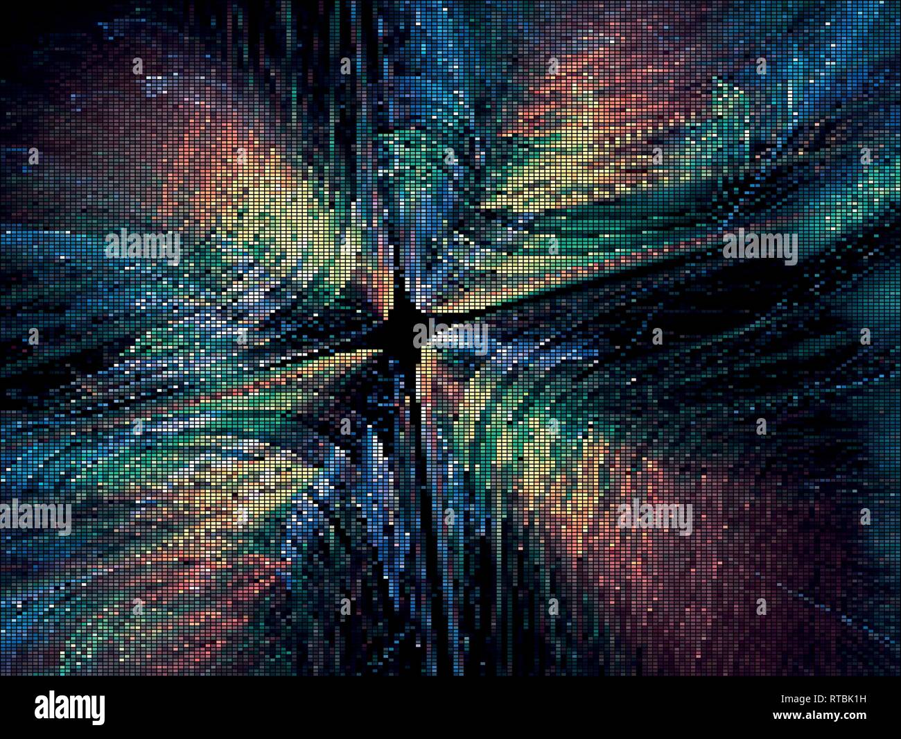 Abstract colored vector background - technology or festive theme Stock Vector