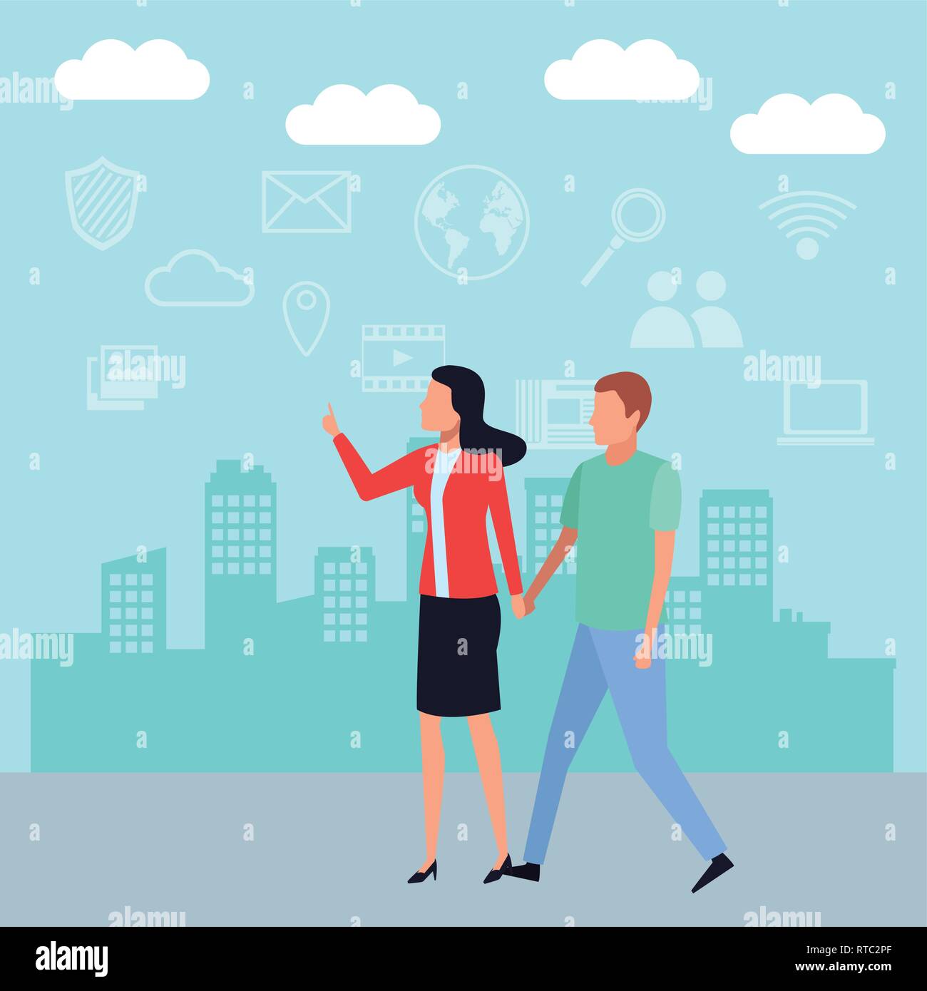couple hands holding Stock Vector Image & Art - Alamy