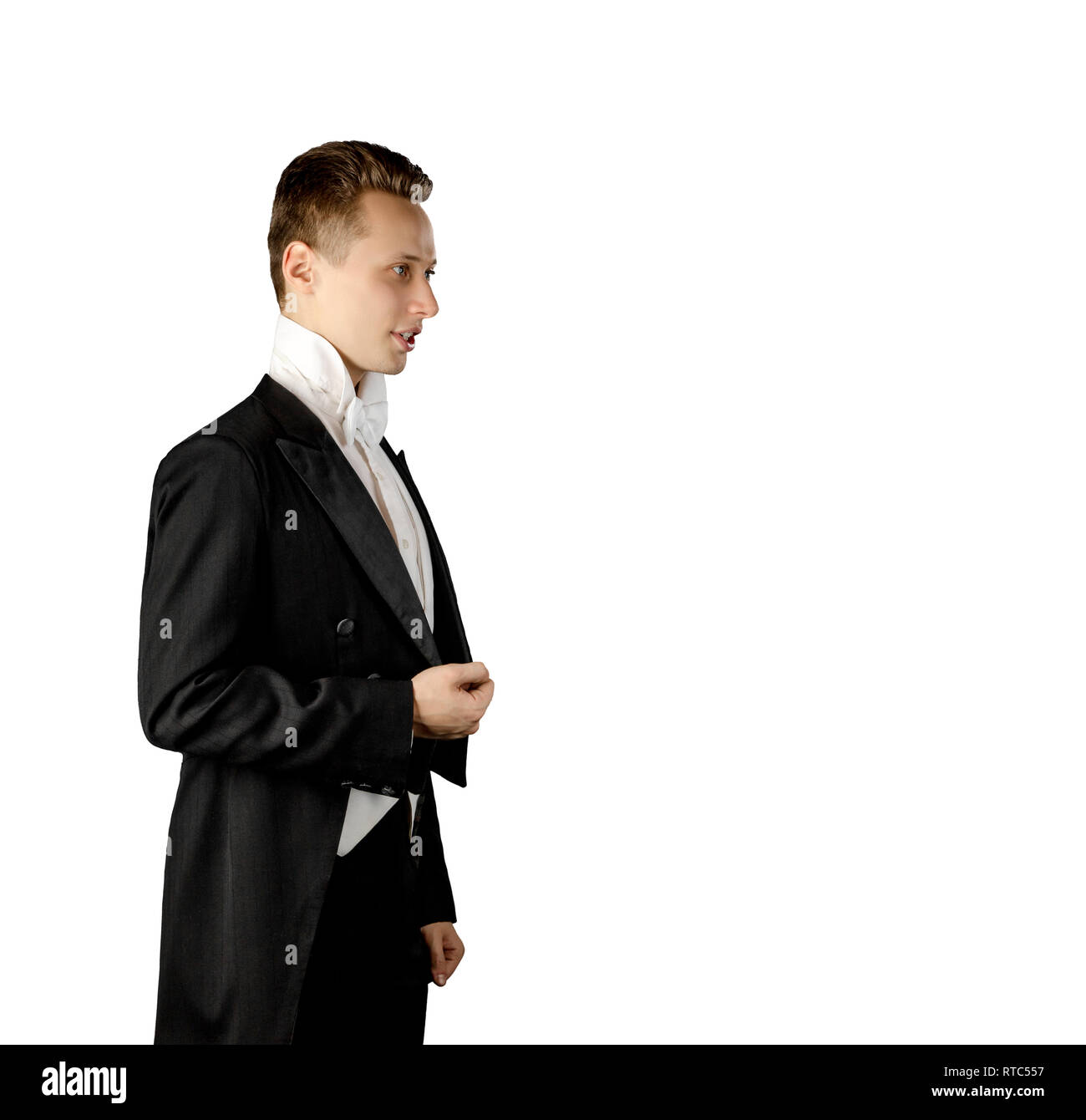 Portrait actor suit vest hi-res stock photography and images - Alamy