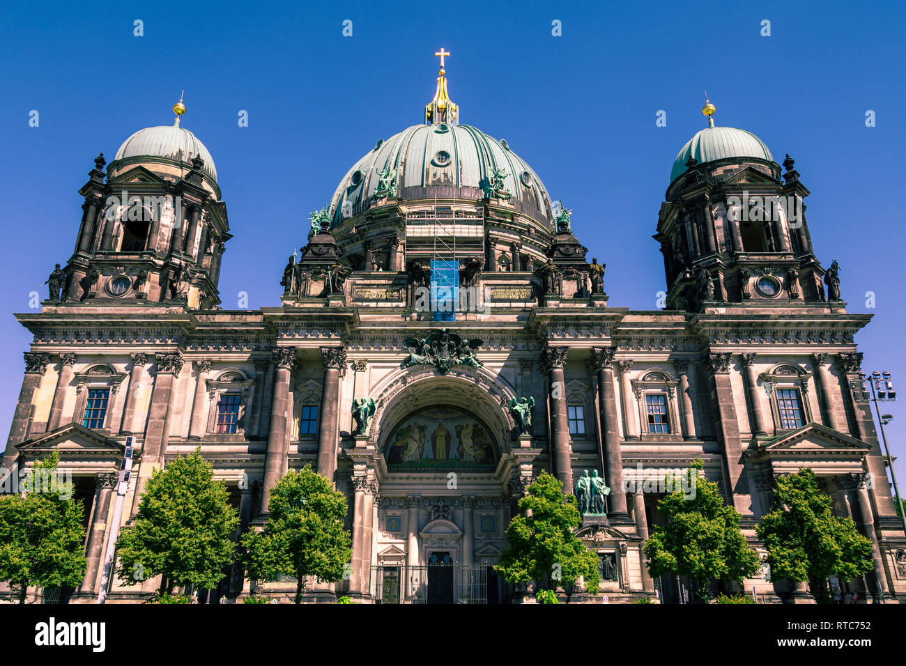 Exterior View Of Berliner Dom Also Known As Berlin Cathedral Stock exterior-view-of-berliner-dom-also-known-as-berlin-cathedral-stock