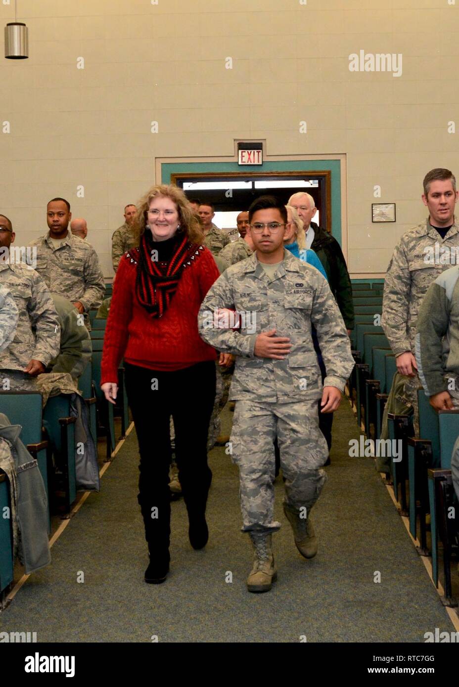 Col Mcclean Ellen McLean, wife of Lt. Col. Darryl McLean, 72nd Aerial Port Squadron ...