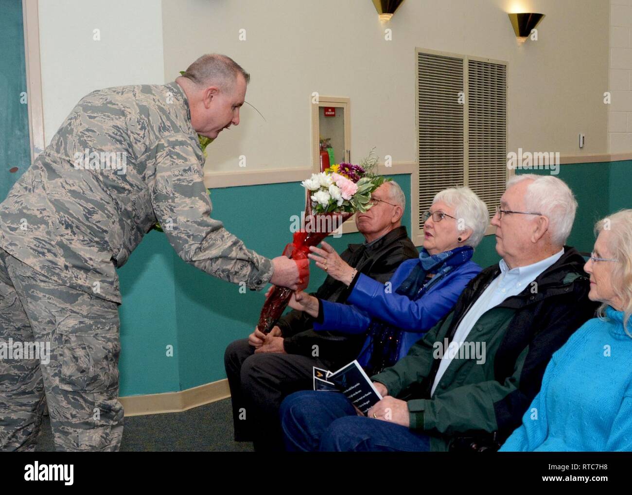 Col Mcclean Reserve Citizen Airmen of the 72nd Aerial Port Squadron welcome their ...