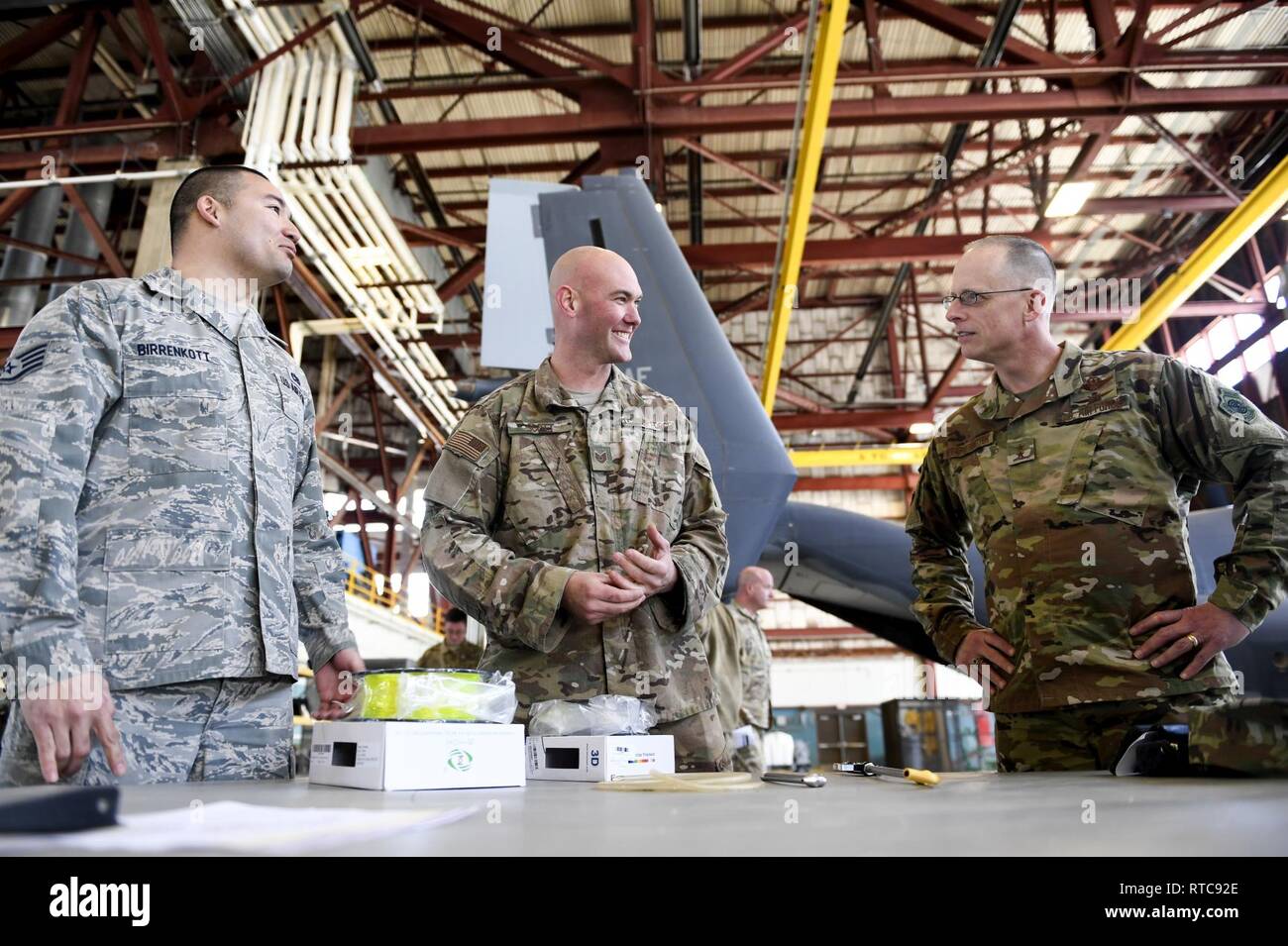 From left, U.S. Air Force Staff Sgt. Mark Birrenkott, 58th Aircrew