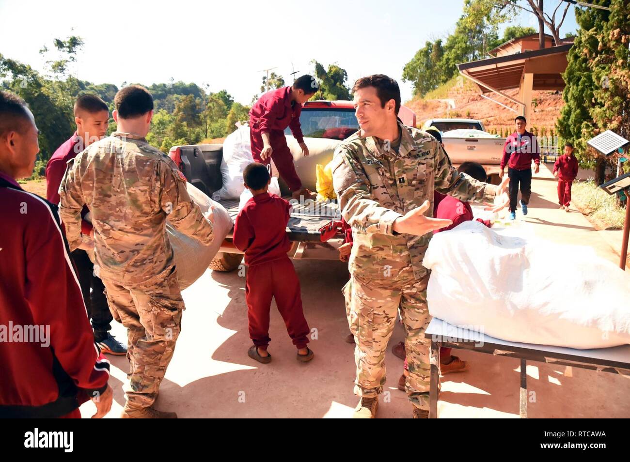 Soldiers With The 1st Special Forces Group And The 95th Civil