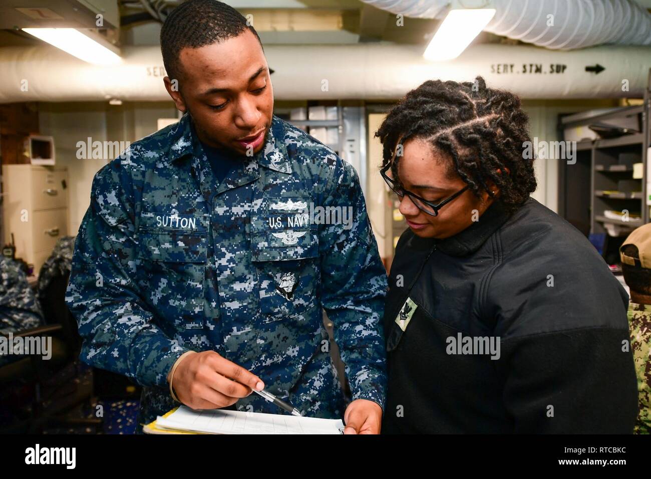 NORFOLK, Va. (Feb. 13, 2019) Personnel Specialist 3rd Class Joshua