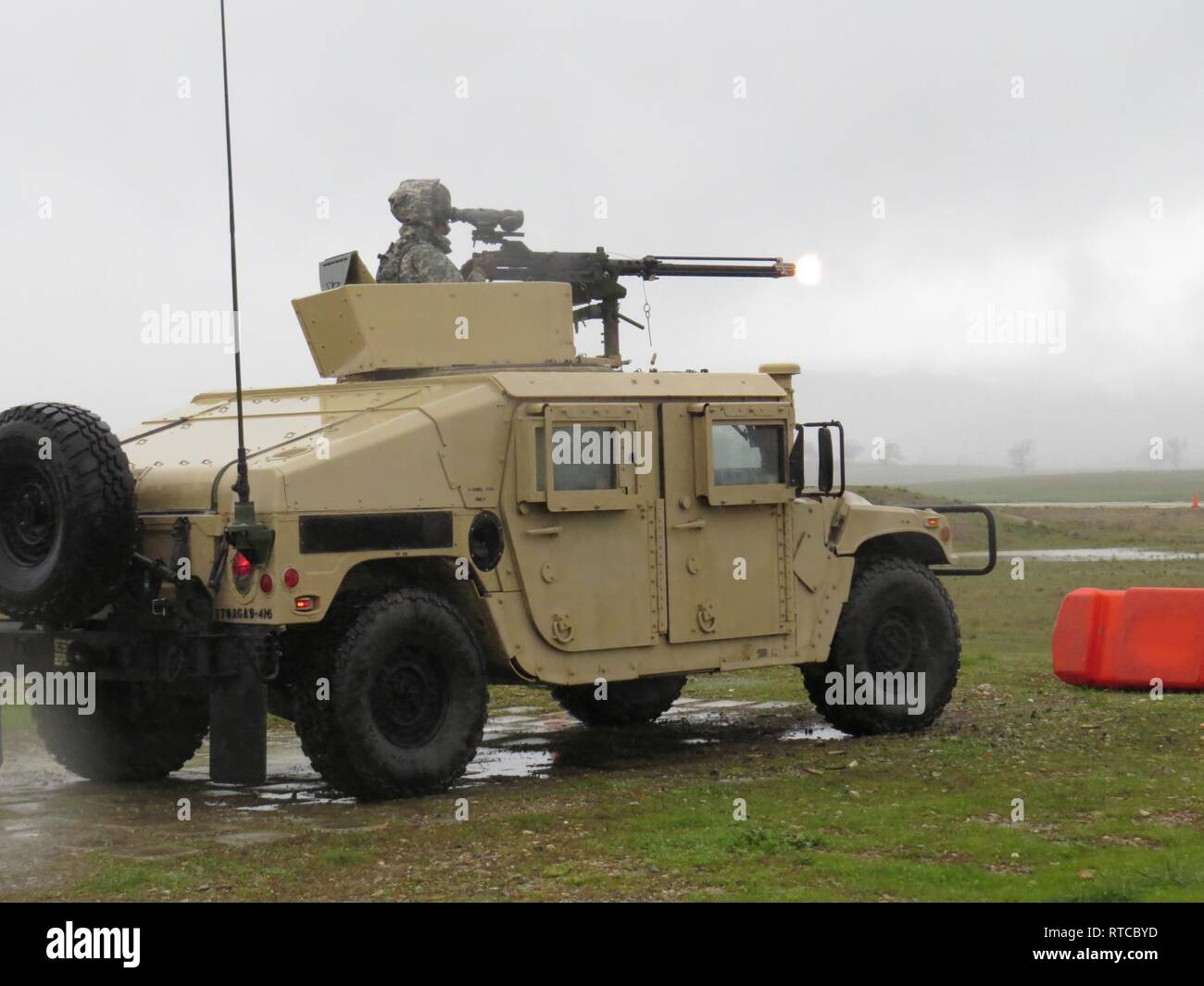 A U S Army Reserve Soldier Fires A M2 Browning 50 Caliber Machine Gun On A Blank Range During Operation Cold Steel Iii At Fort Hunter Liggett Calif On February 13 19 Soldiers A U S Army Reserve Soldier Fires A M2 Browning 50 Caliber Machine Gun On A Blank Range During Operation Cold Steel Iii At Fort Hunter Liggett Calif On February 13 19 Soldiers