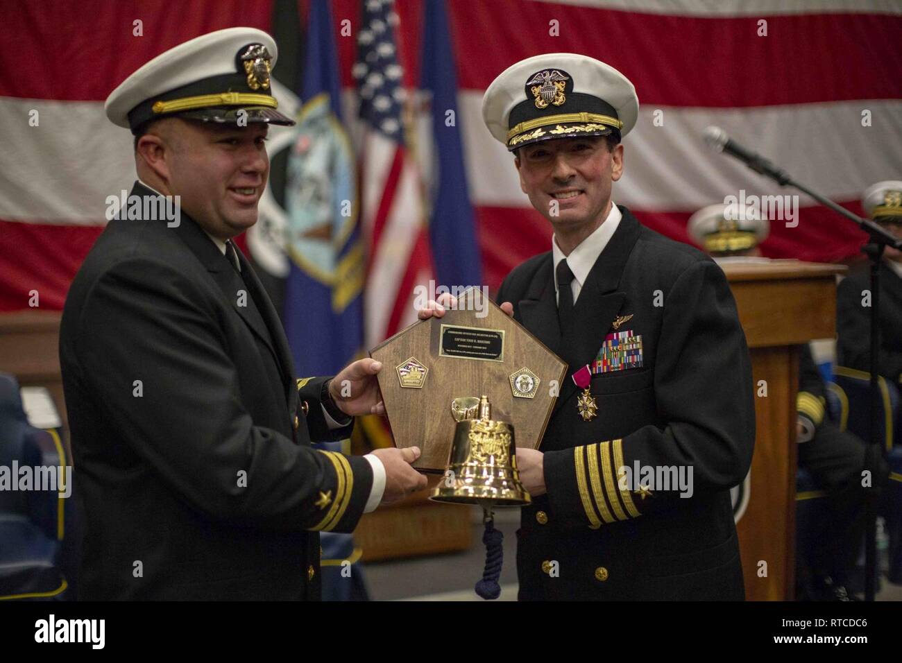 SOUDA BAY, GREECE, Feb. 14, 2019 - U.S. Navy Capt. Todd Marzano ...