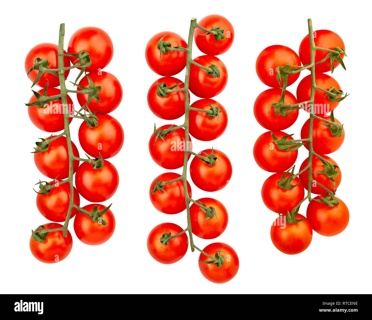 cherry tomato path isolated Stock Photo Alamy