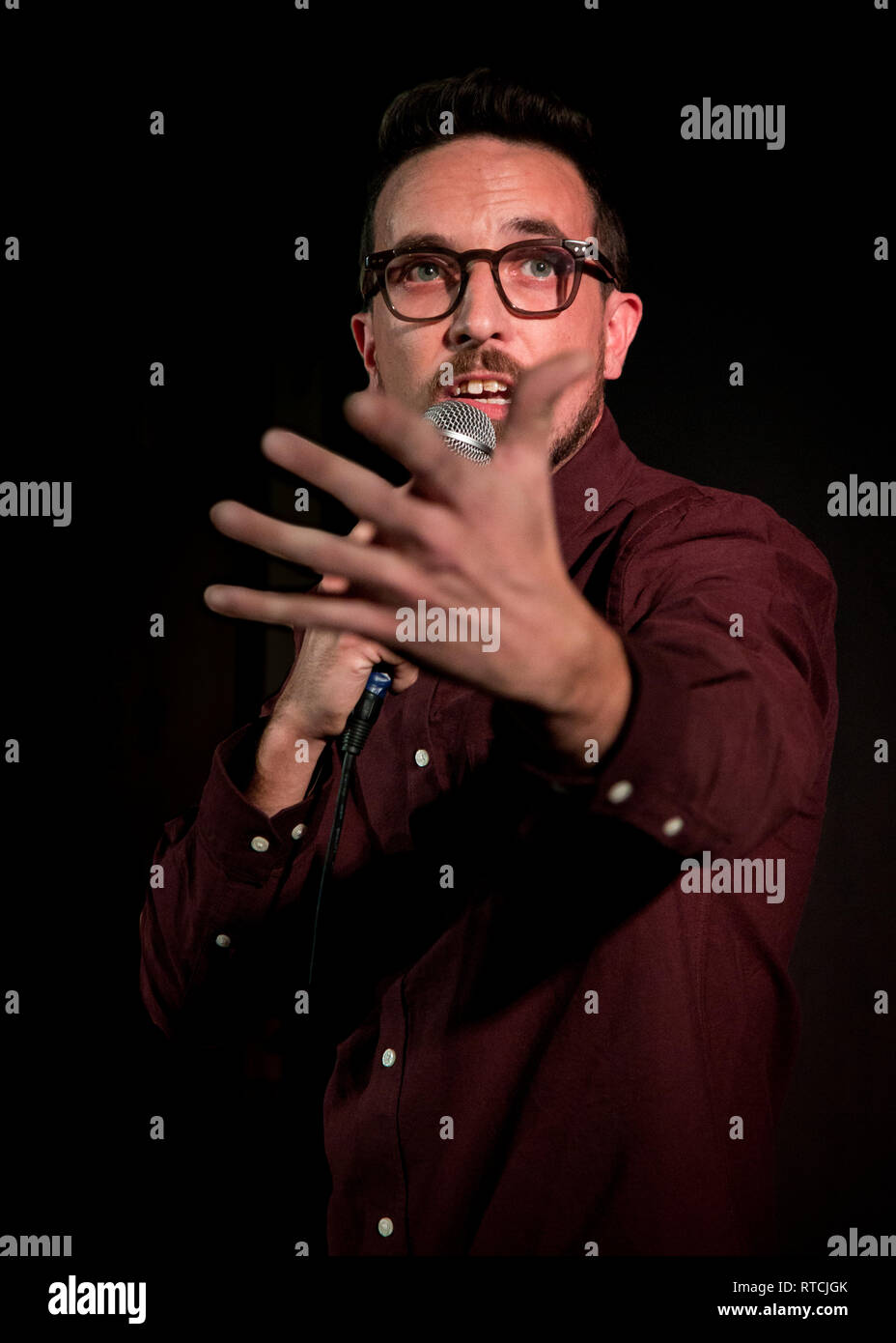 Ross McGrane, Stand Up Comedian, Southend, Essex © Clarissa Debenham / Alamy Stock Photo