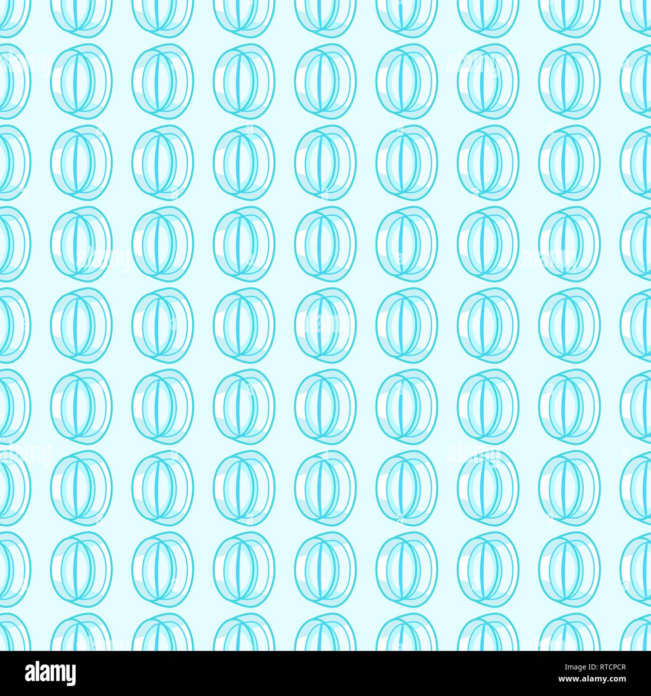 Seamless pattern of the tablets in blister pack Stock Vector