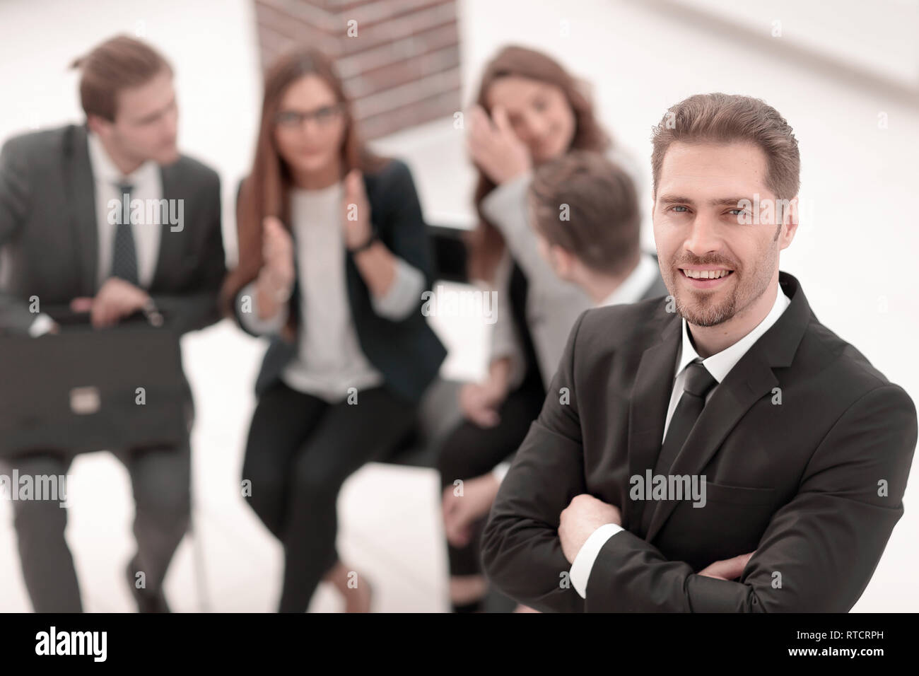 professional portrait of an executive officer Stock Photo