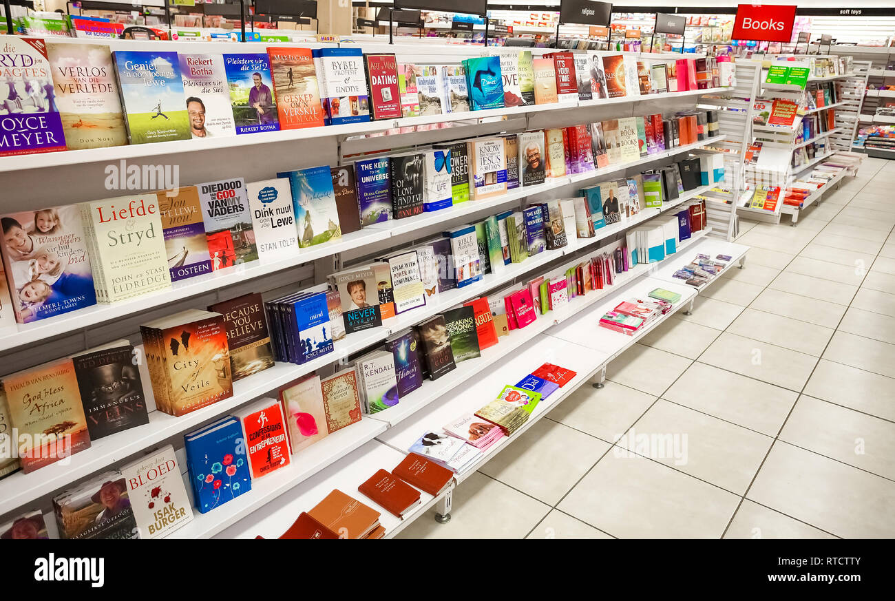 Johannesburg, South Africa July 05 2011 Inside Interior of a Book