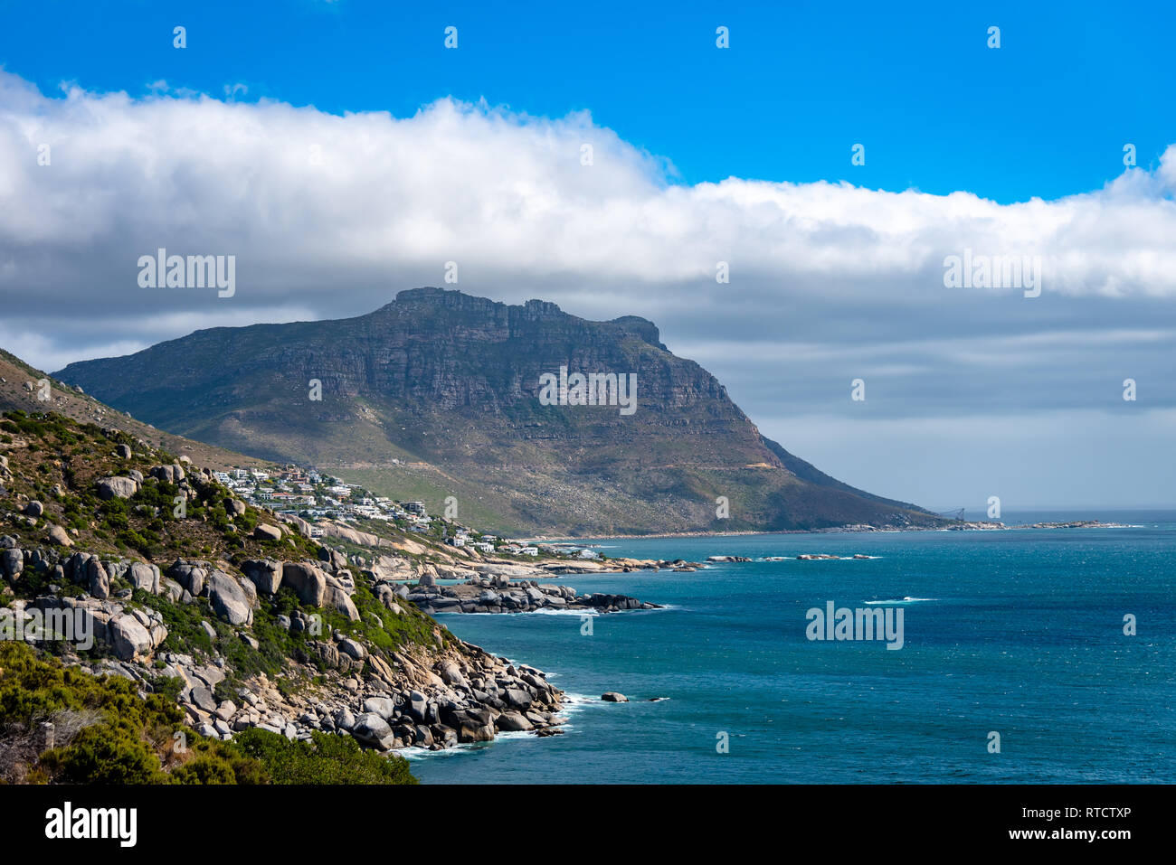 The shoreline in Cape Town, South Africa Stock Photo