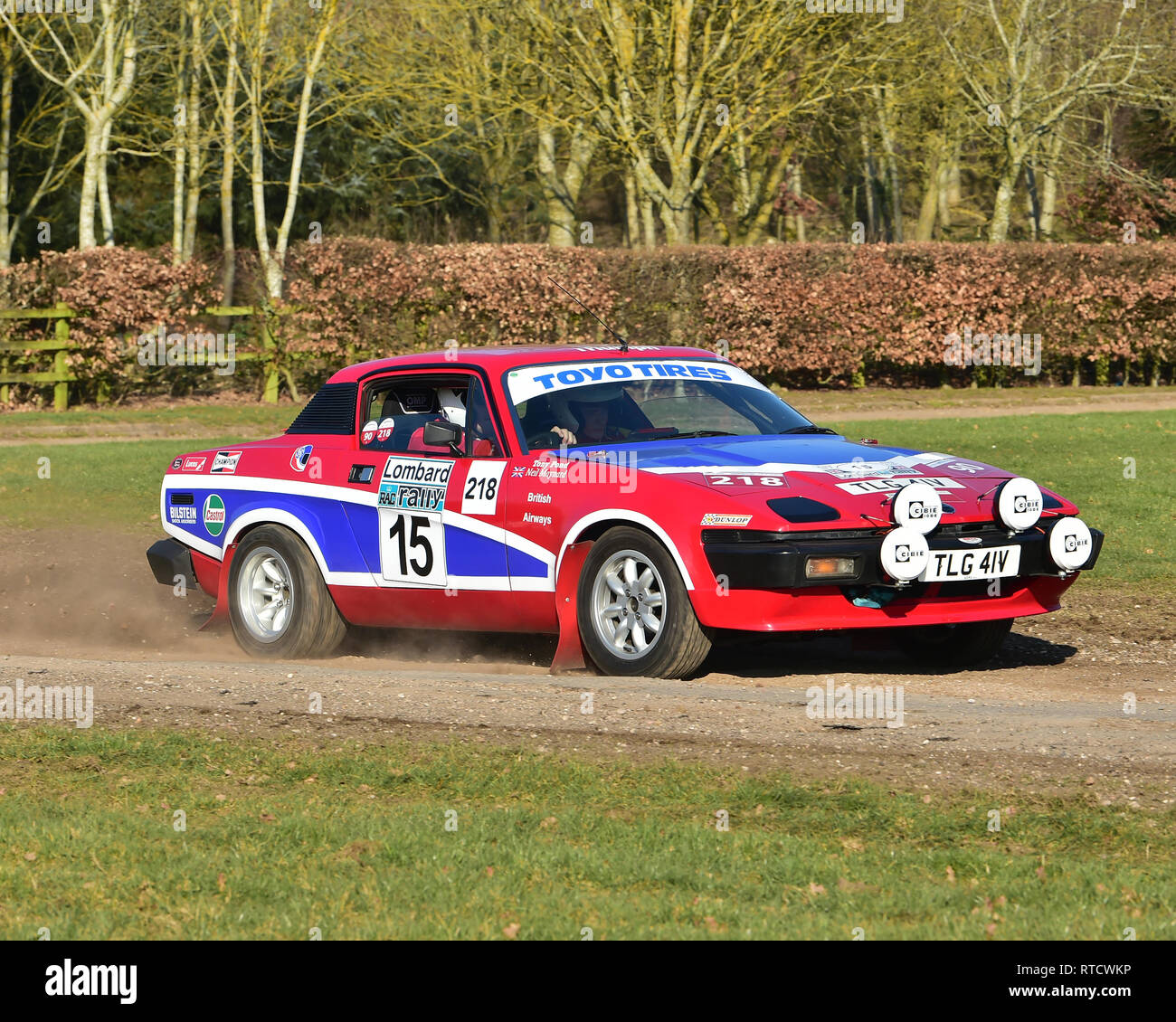 Neil Maynard, Triumph TR7 V8, Race Retro, Rally stage, Sunday 24th