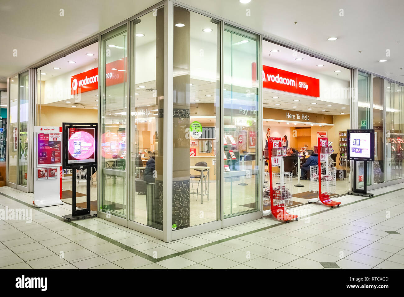 Johannesburg, South Africa July 05 2011 Inside interior of a mobile