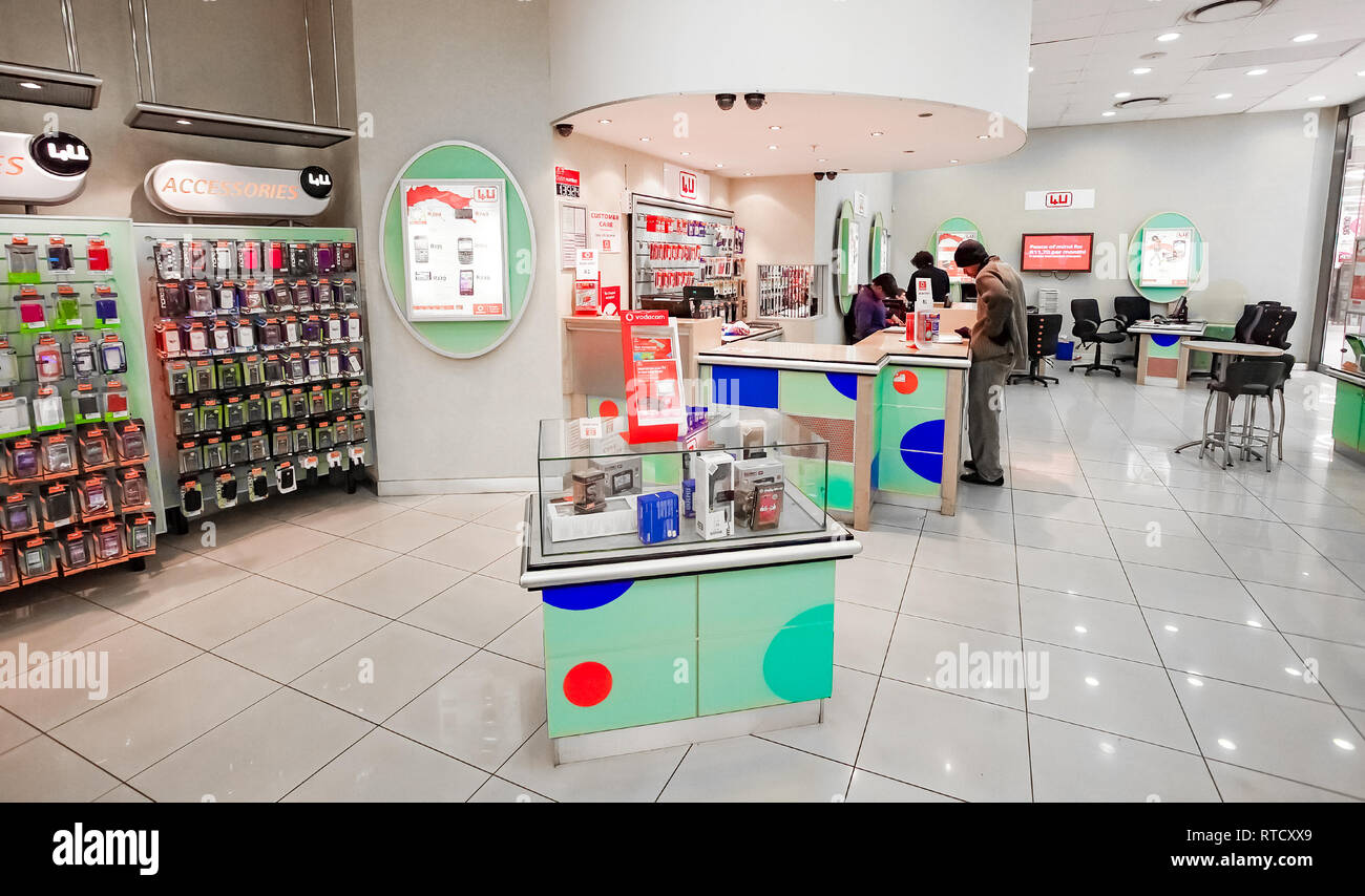 Johannesburg, South Africa July 05 2011 Inside interior of a mobile