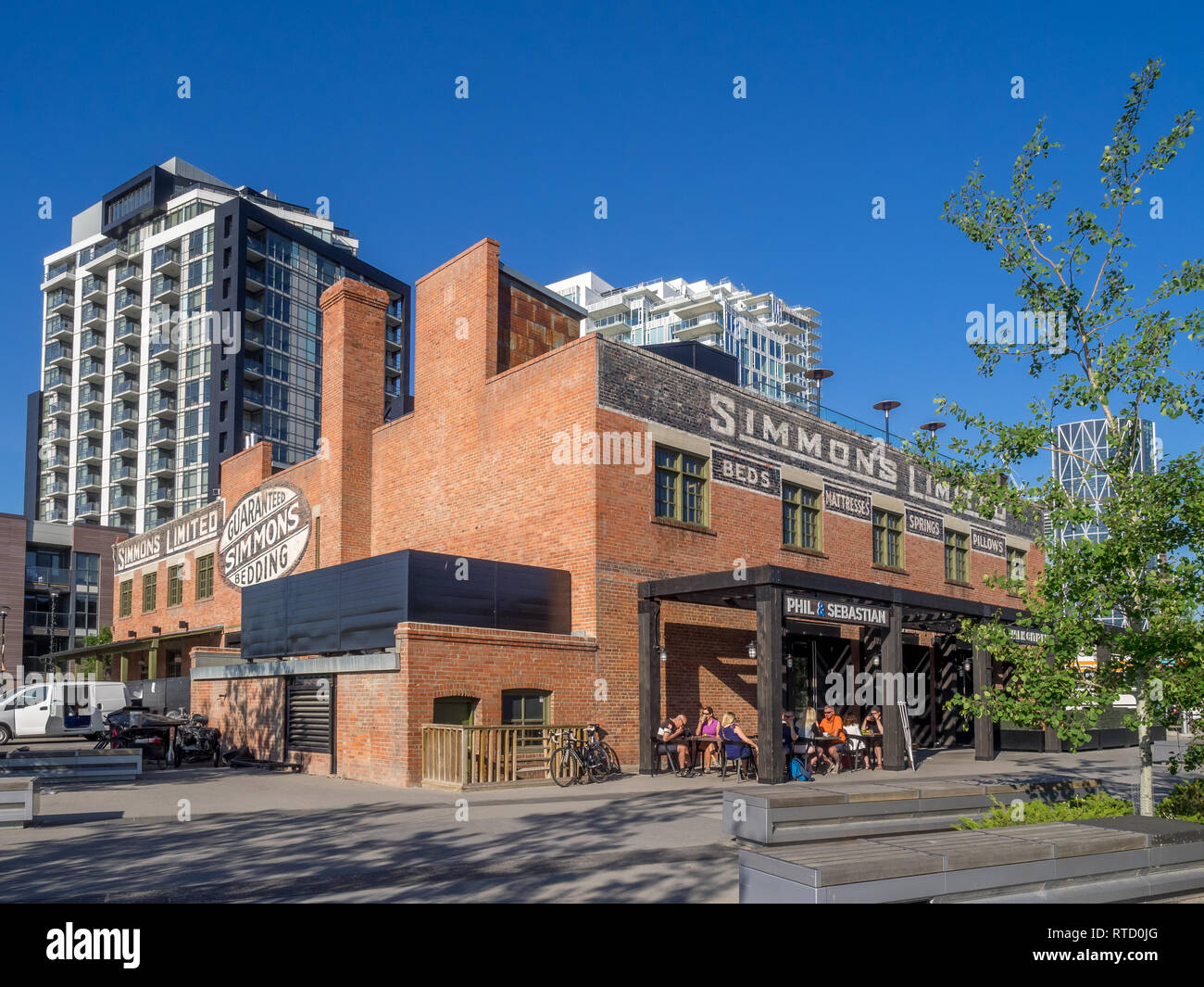 Calgary east village hires stock photography and images Alamy