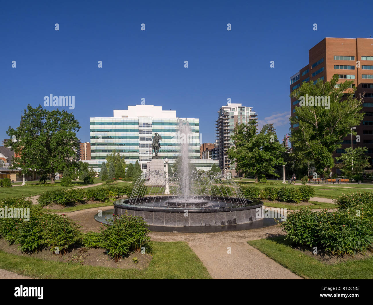 Memorial Park in Calgary, Alberta Canada. Memorial Park is an inner