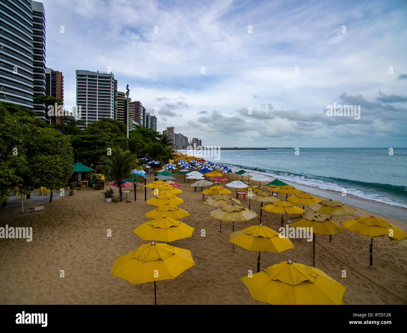 Travel memories of the city of Fortaleza, state of Ceara Brazil South America. Stock Photo