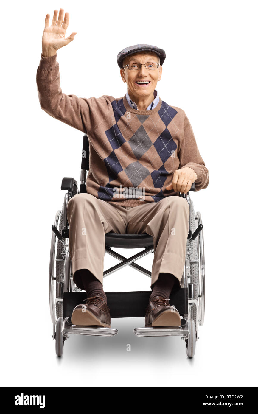 Old man in a wheelchair hi-res stock photography and images - Alamy